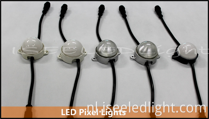 LED Pixel Lights met waterdichte connector LED Pixel Lights with Waterproof Connector